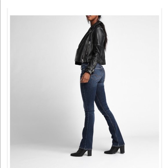 Silver Suki Mid Slim Bootcut Jeans Size 27 - Picture 7 of 8